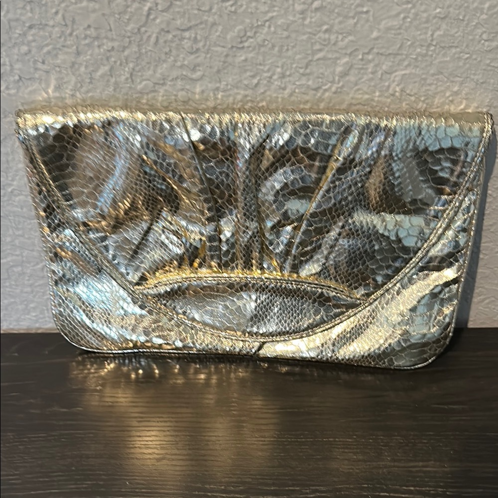 Gold Clutch Bag